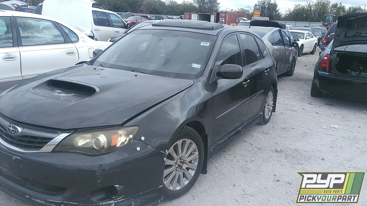 2009 SUBARU IMPREZA partes disponibles