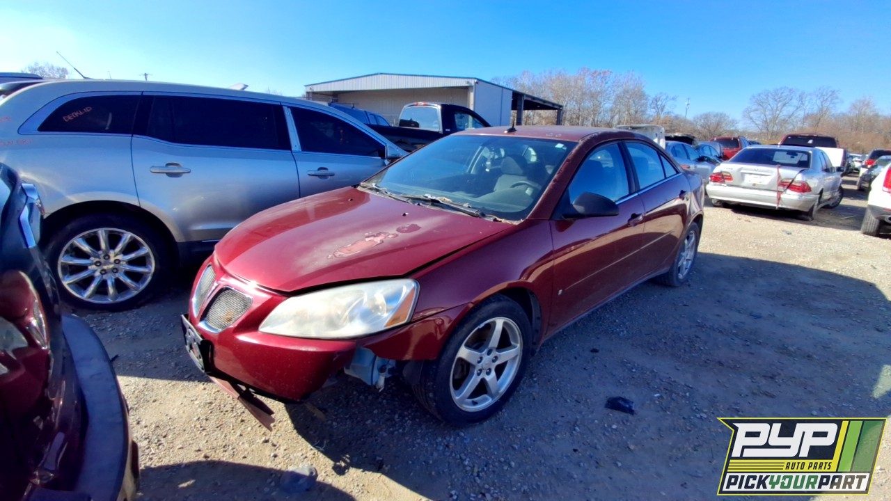 2008 PONTIAC G6 partes disponibles