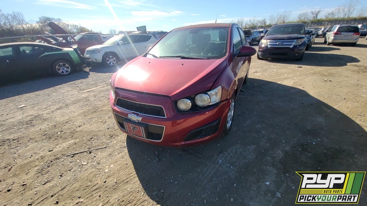 2014 CHEVROLET SONIC partes disponibles