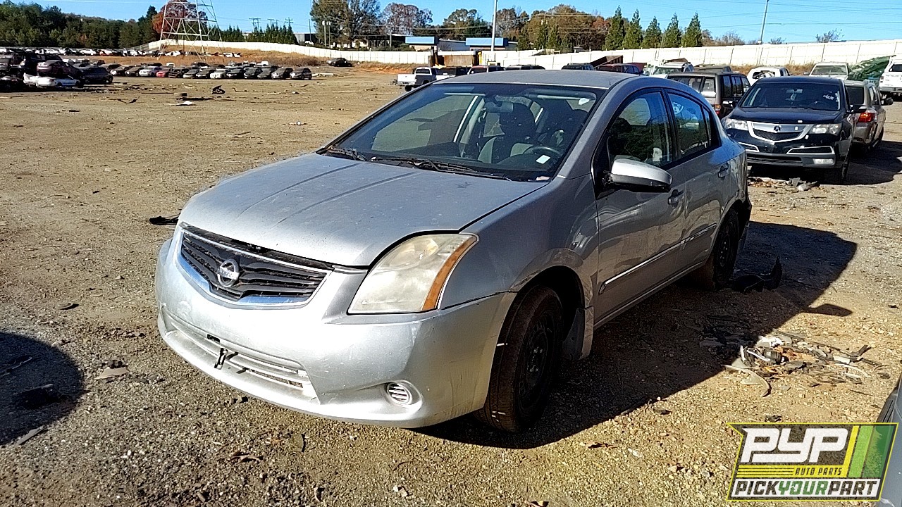 2012 NISSAN SENTRA partes disponibles
