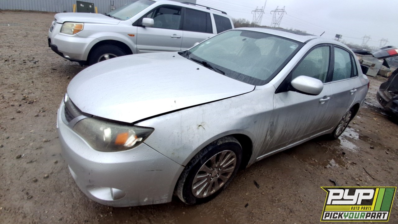 2009 SUBARU IMPREZA partes disponibles