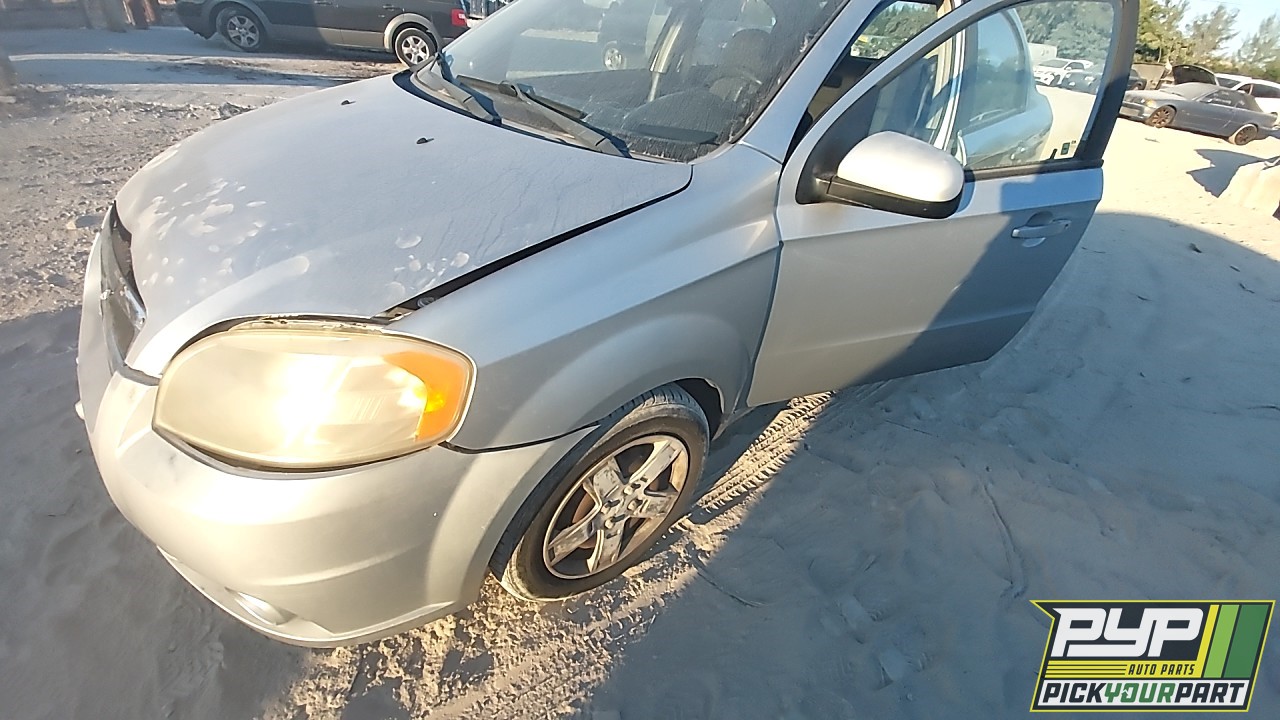 2011 CHEVROLET AVEO partes disponibles