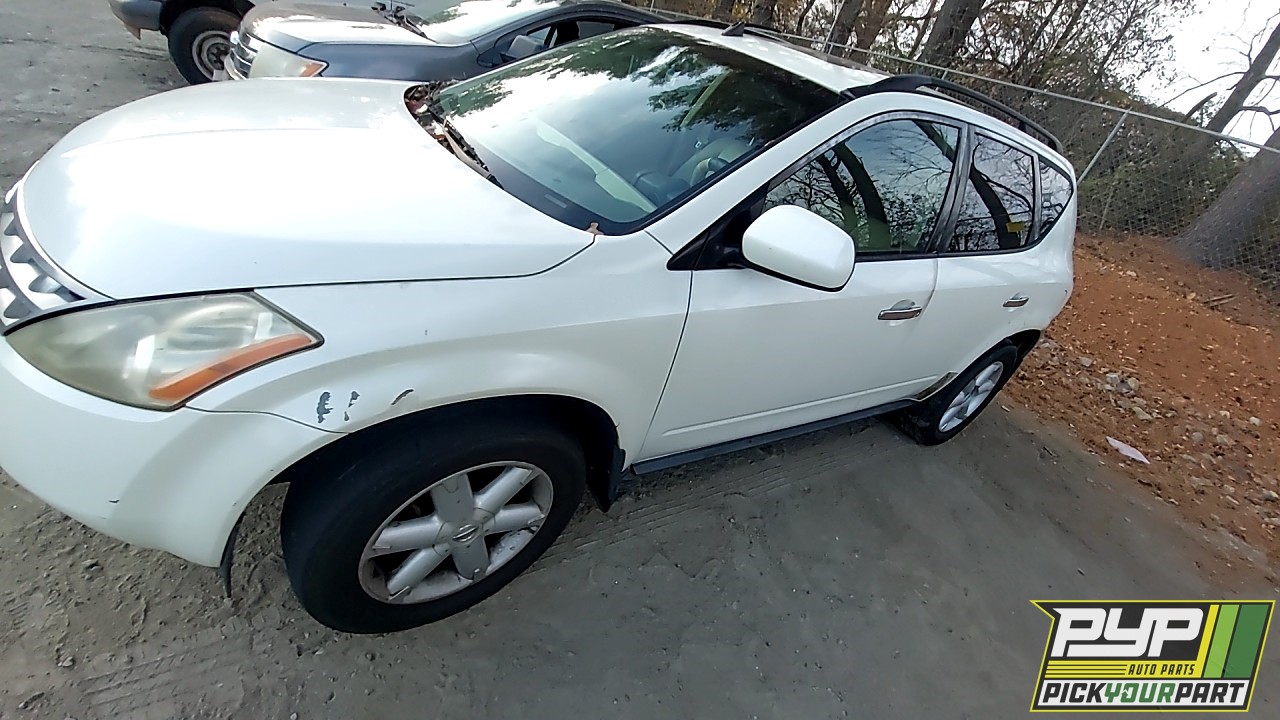 2004 NISSAN MURANO partes disponibles