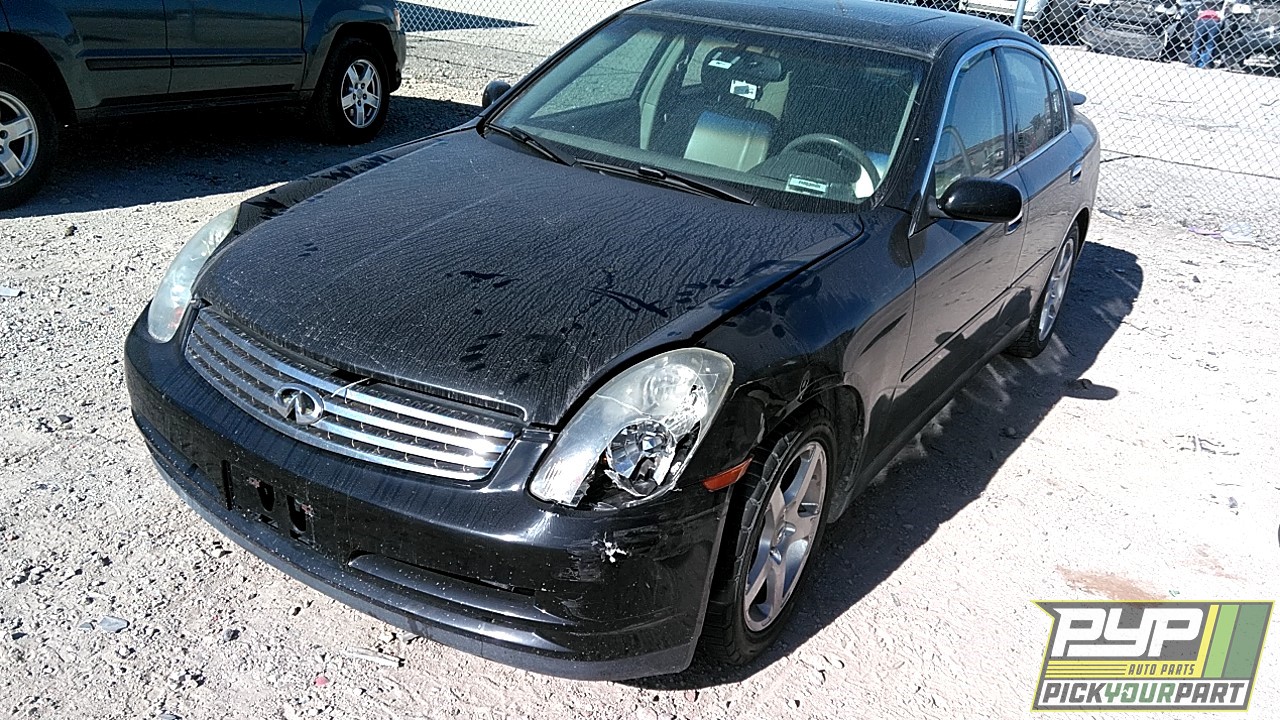 2003 INFINITI G35 available for parts