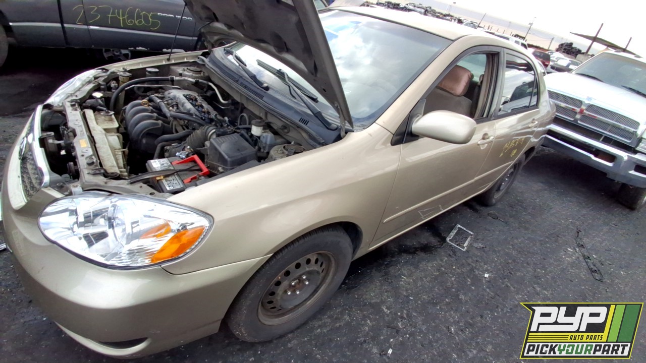 2006 TOYOTA COROLLA partes disponibles