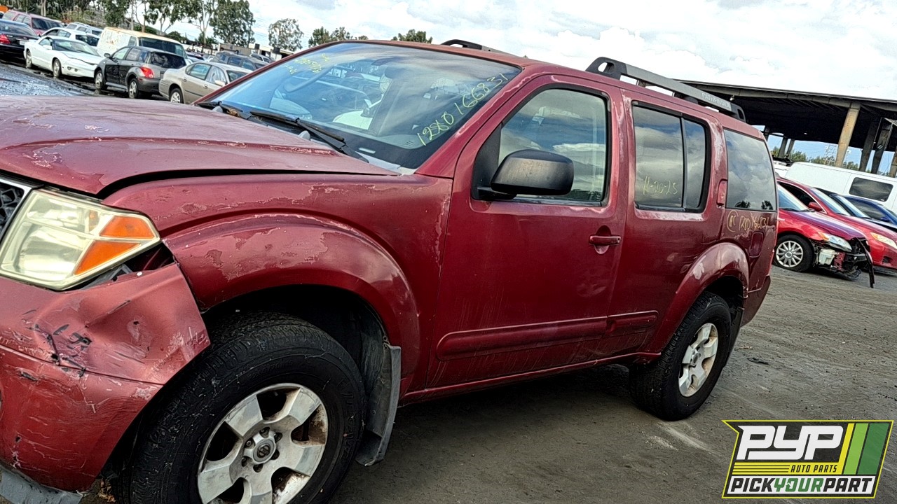 2005 NISSAN PATHFINDER partes disponibles