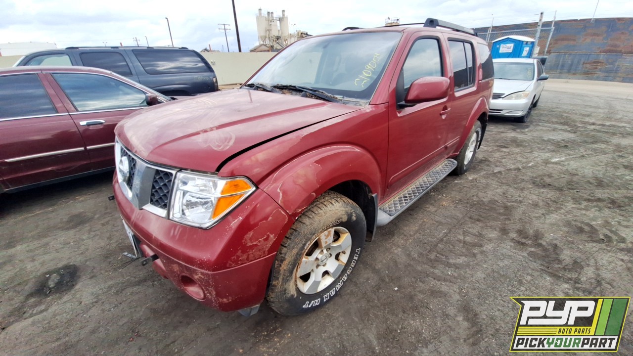 2006 NISSAN PATHFINDER partes disponibles