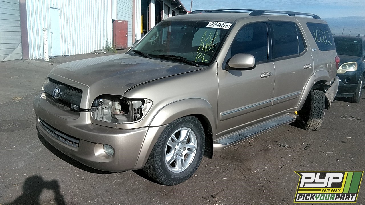 2005 TOYOTA SEQUOIA partes disponibles