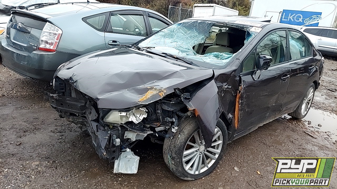 2012 SUBARU IMPREZA partes disponibles