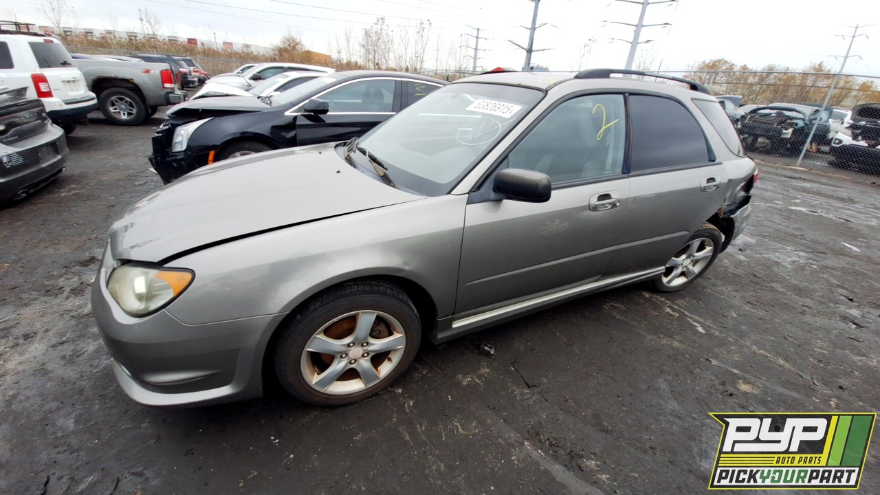 2006 SUBARU IMPREZA partes disponibles