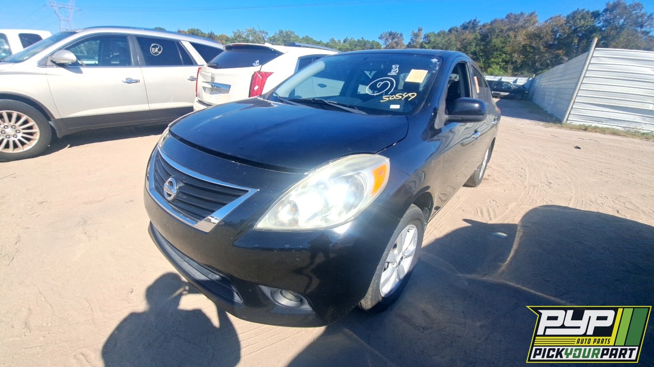 2012 NISSAN VERSA partes disponibles