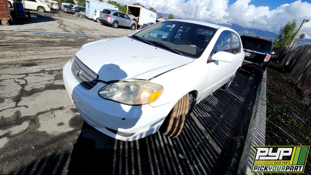 2003 TOYOTA COROLLA partes disponibles