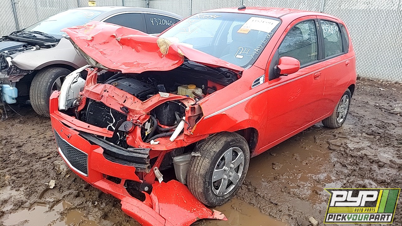 2011 CHEVROLET AVEO5 partes disponibles