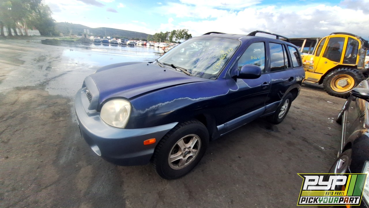 2004 HYUNDAI SANTA FE partes disponibles