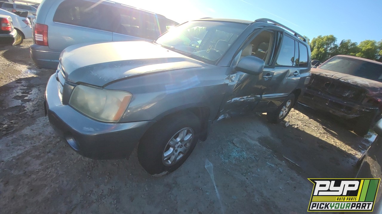 2002 TOYOTA HIGHLANDER partes disponibles