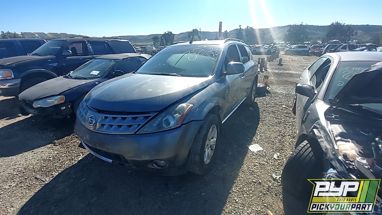 2006 NISSAN MURANO partes disponibles