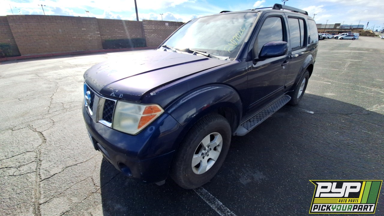 2006 NISSAN PATHFINDER partes disponibles