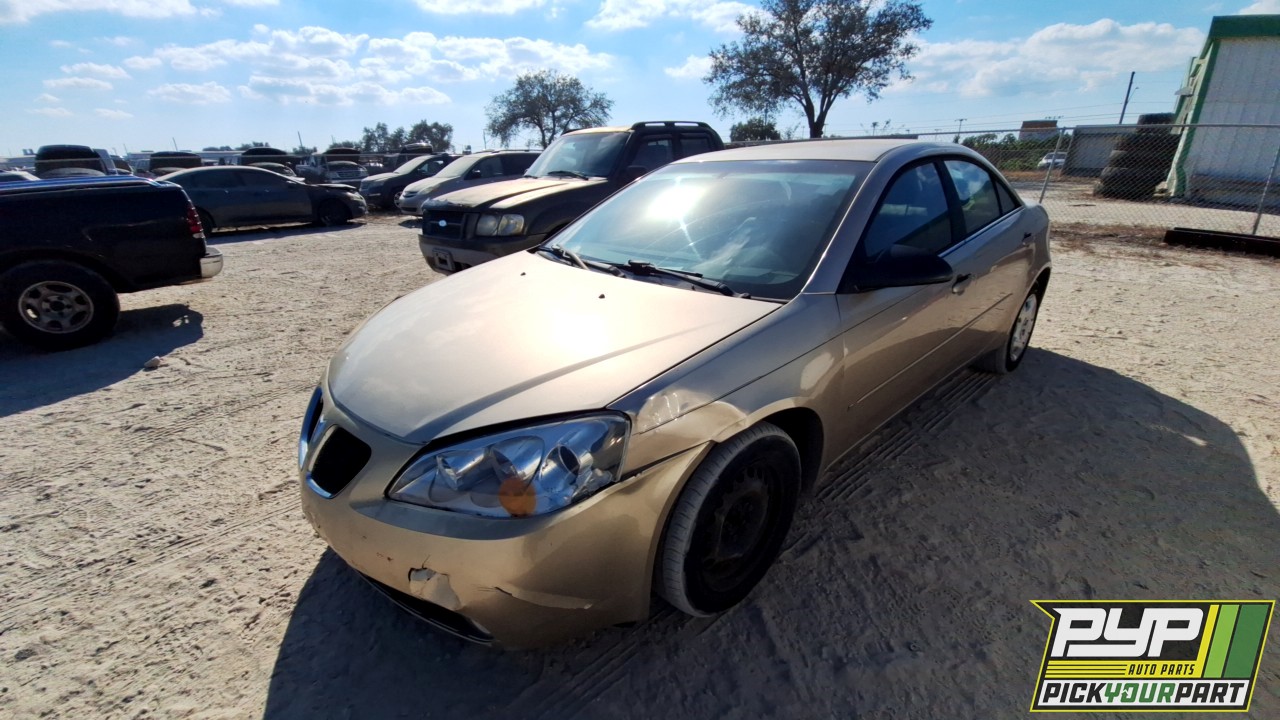 2006 PONTIAC G6 partes disponibles