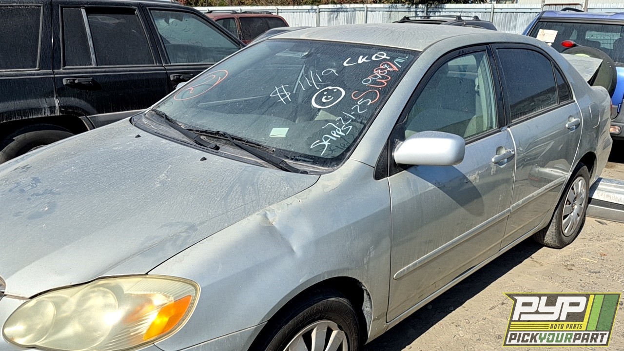 2004 TOYOTA COROLLA partes disponibles