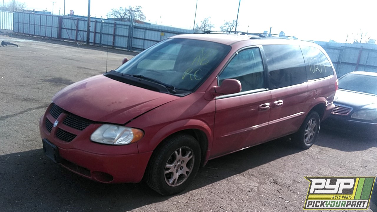 2001 DODGE GRAND CARAVAN partes disponibles