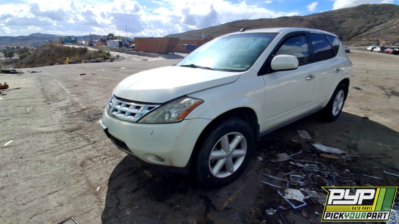 2003 NISSAN MURANO partes disponibles
