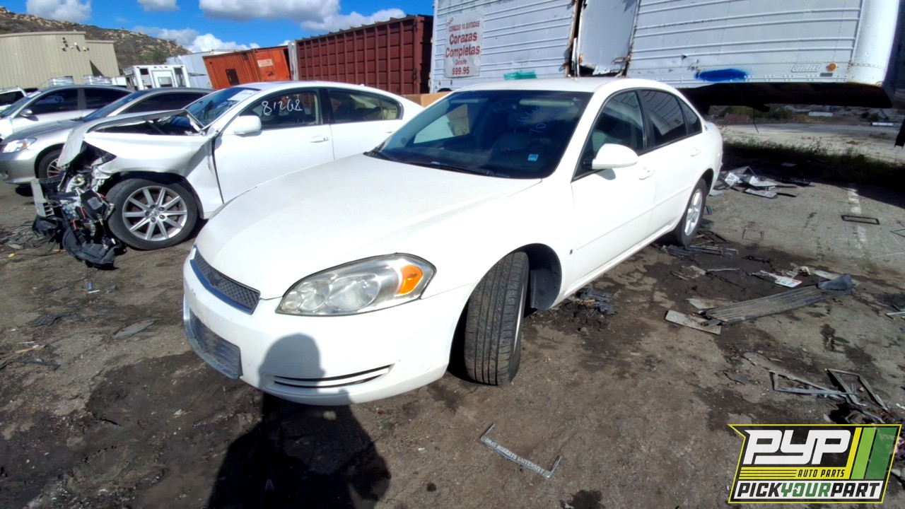 2007 CHEVROLET IMPALA partes disponibles