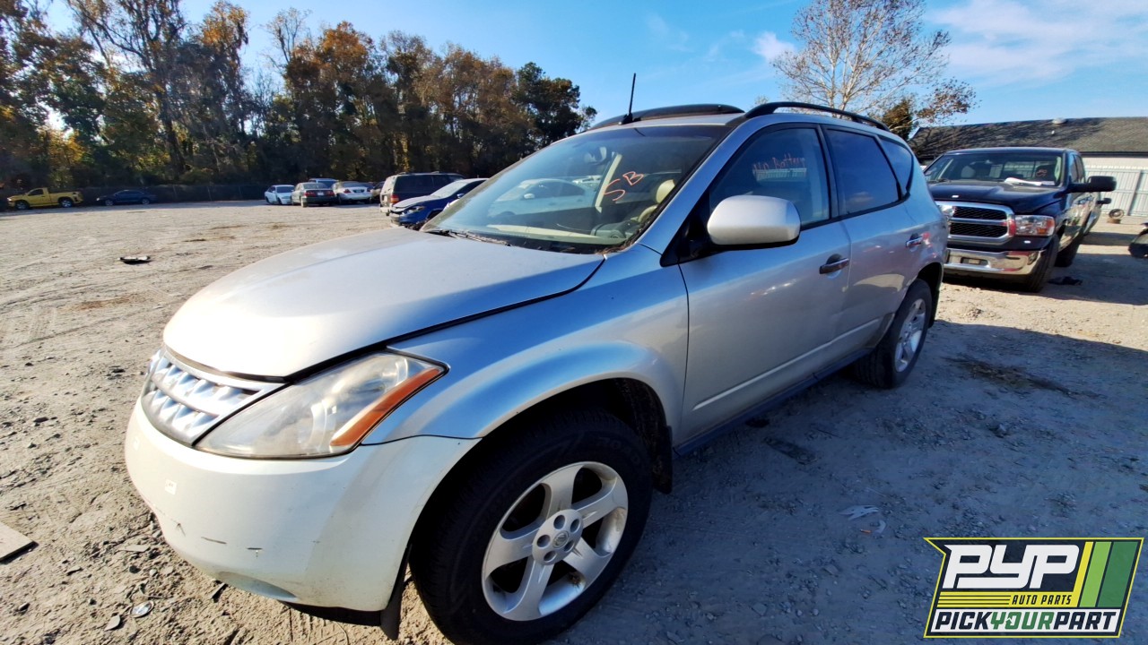 2004 NISSAN MURANO partes disponibles