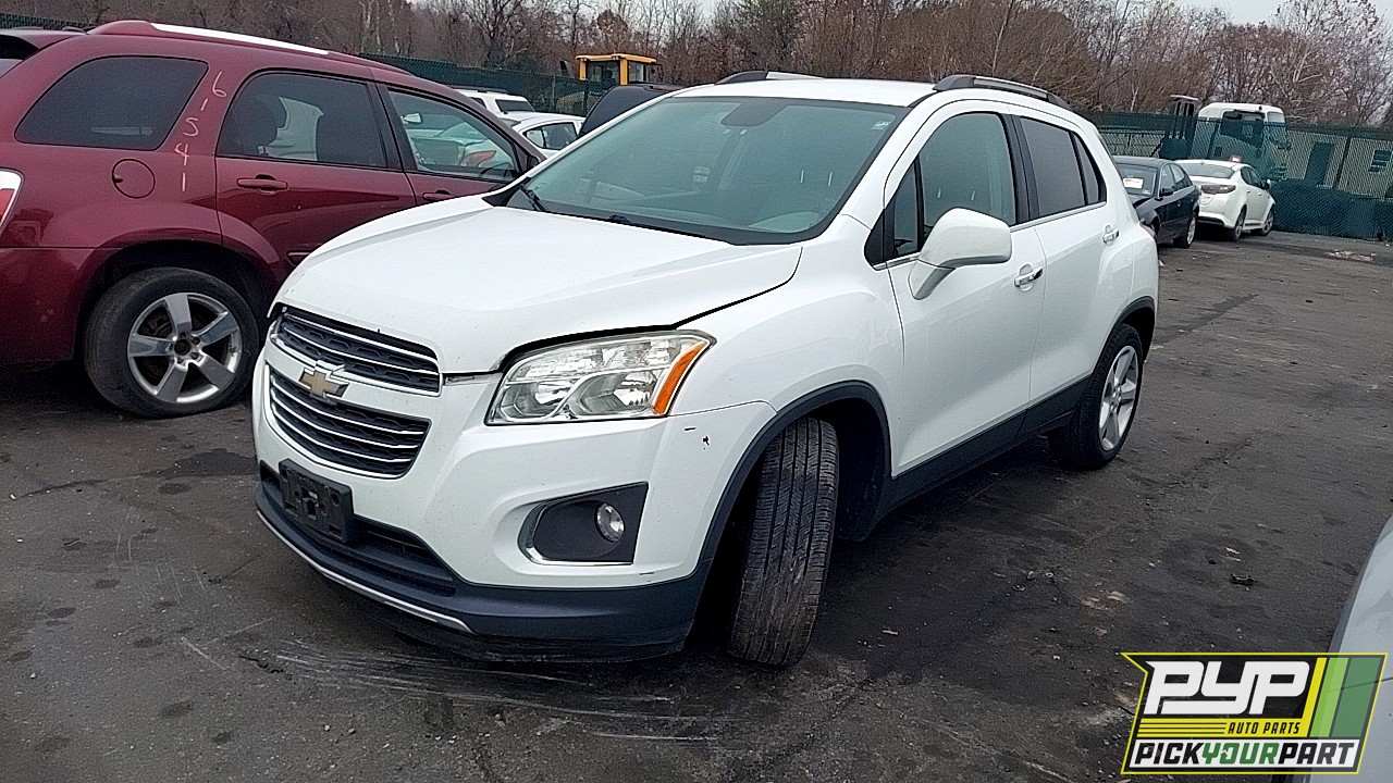 2016 CHEVROLET TRAX partes disponibles