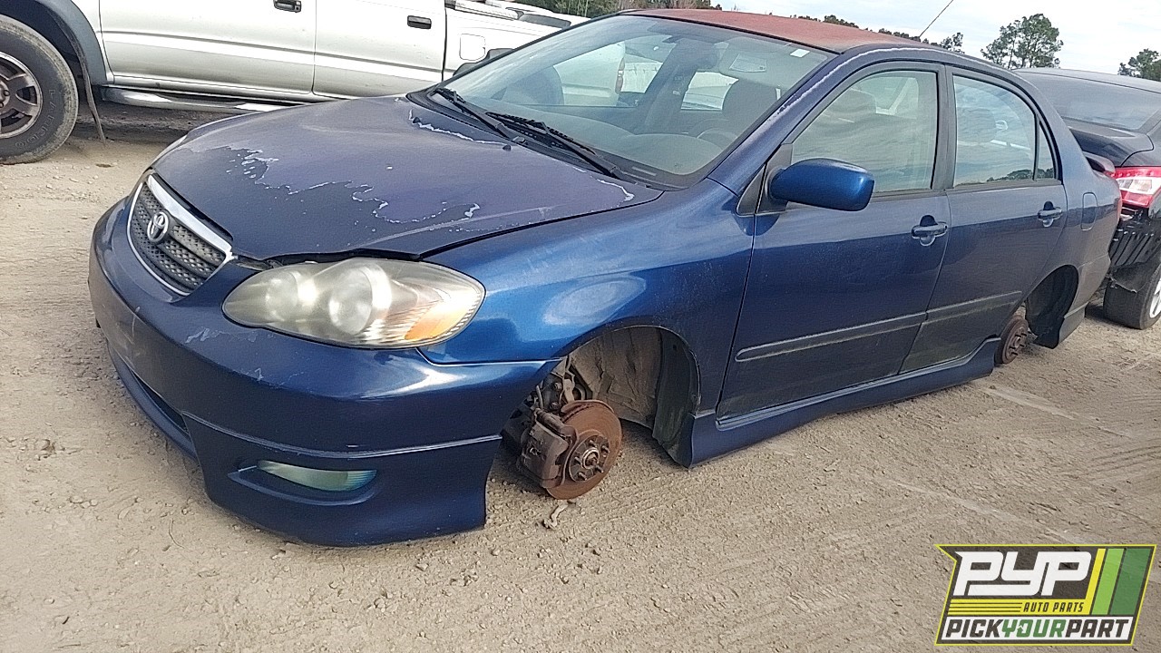 2008 TOYOTA COROLLA partes disponibles