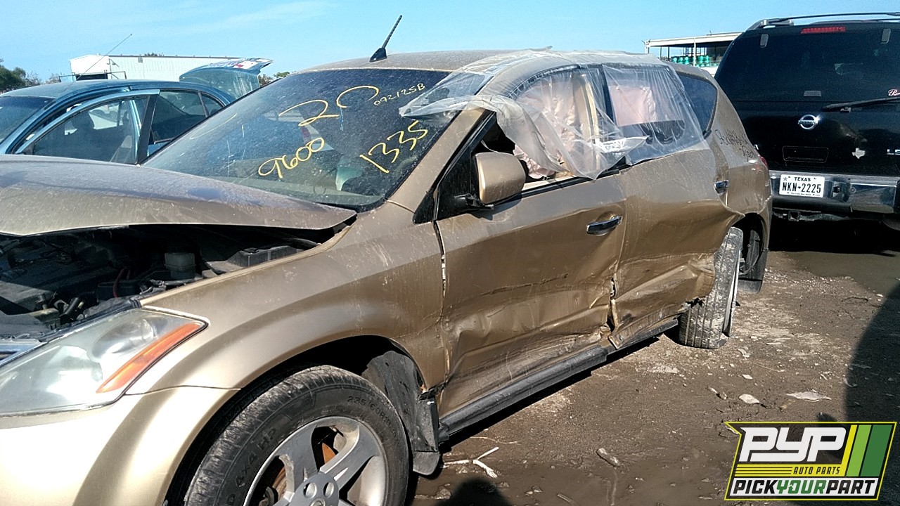 2004 NISSAN MURANO partes disponibles