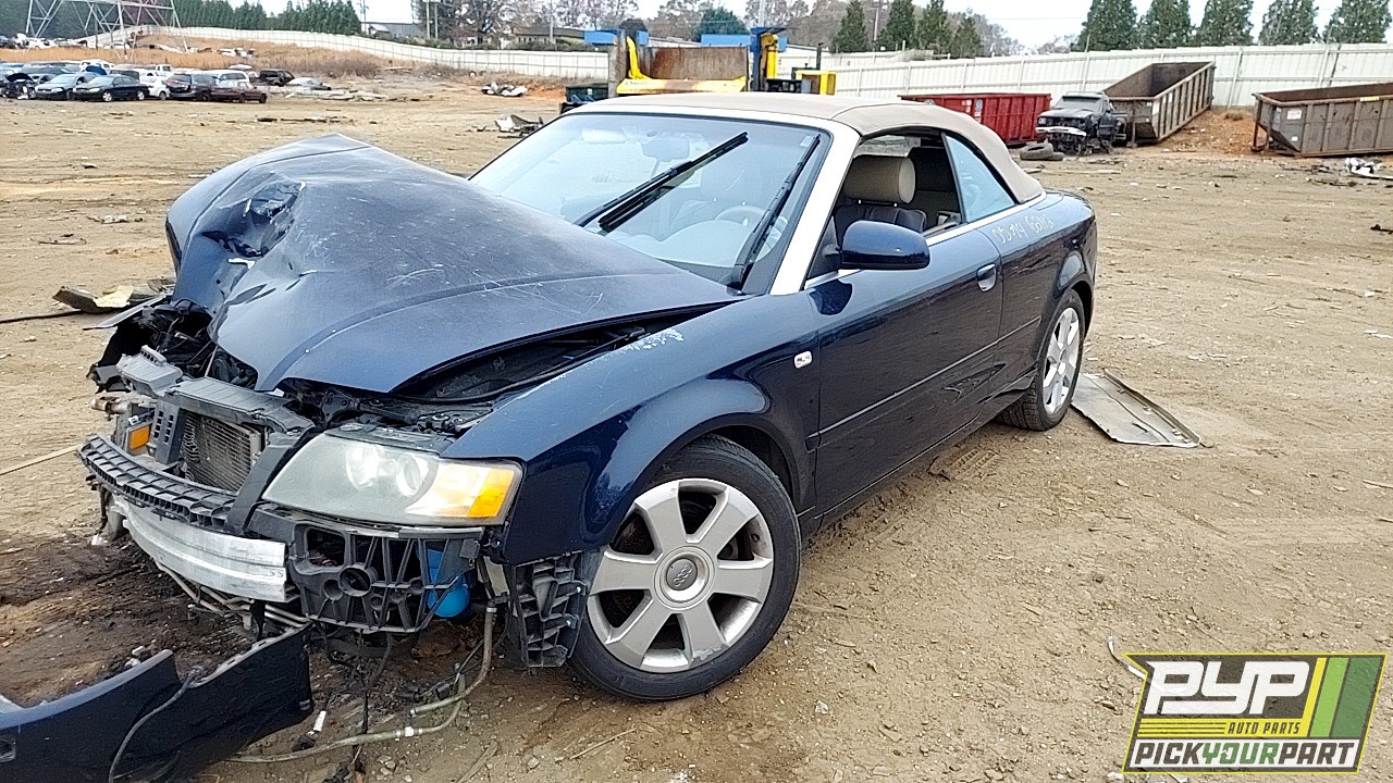 2005 AUDI A4 QUATTRO available for parts