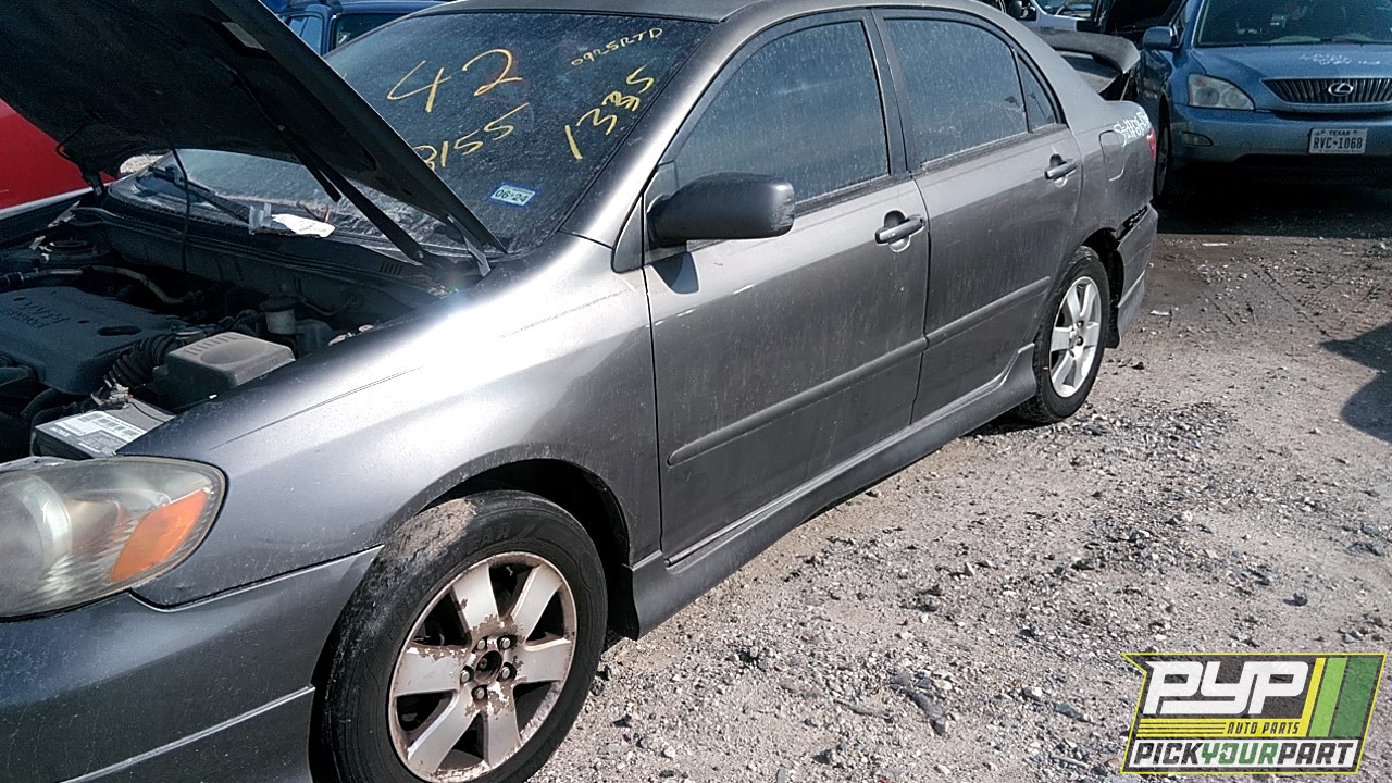 2008 TOYOTA COROLLA partes disponibles
