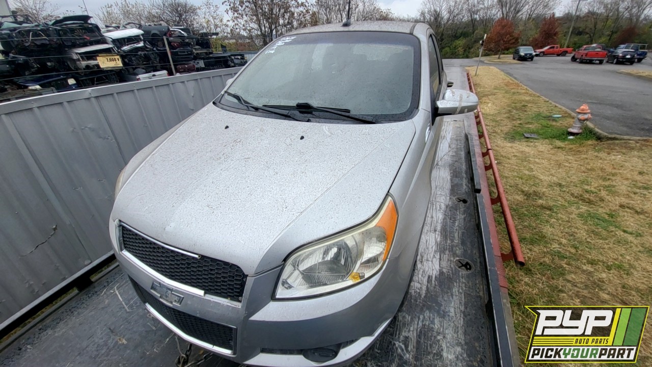 2009 CHEVROLET AVEO5 partes disponibles
