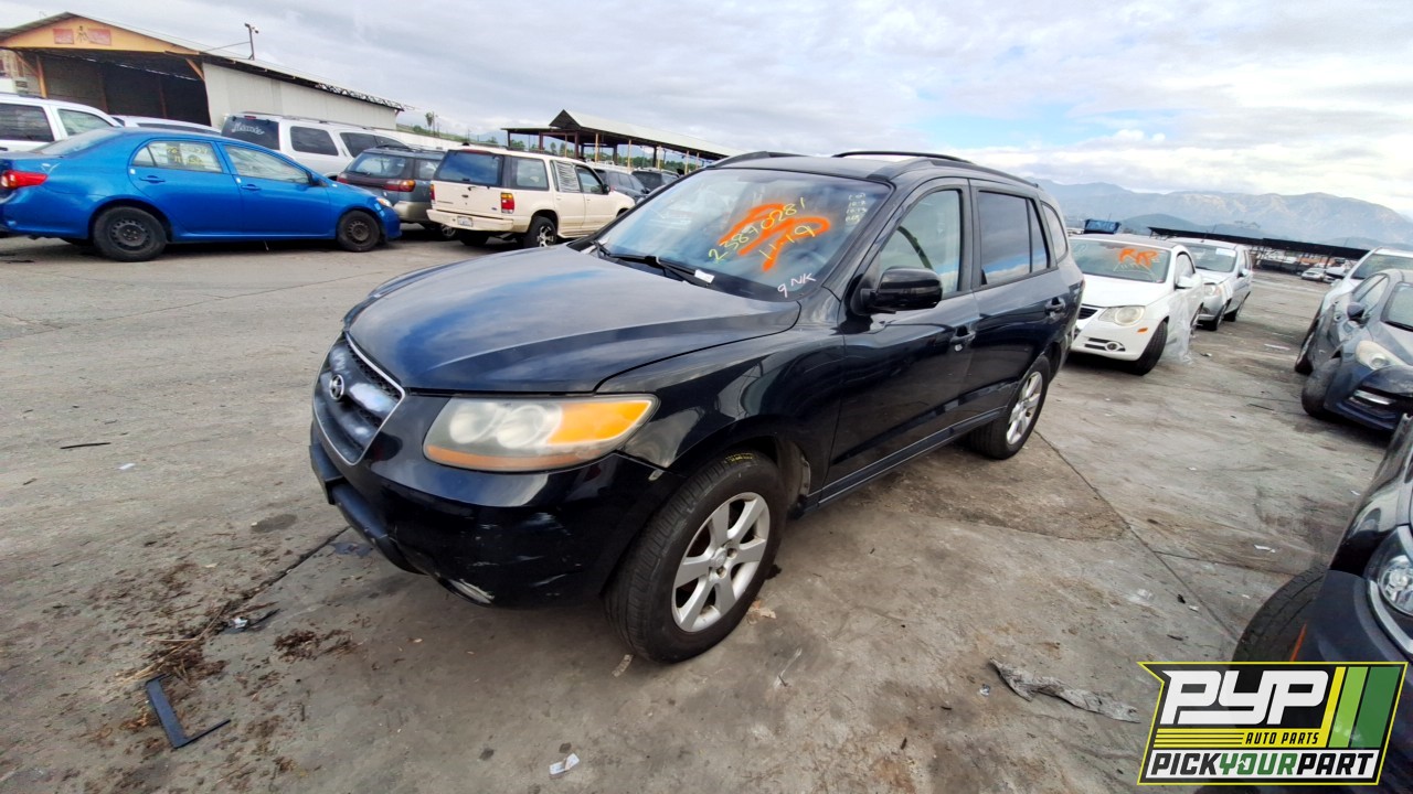 2007 HYUNDAI SANTA FE partes disponibles