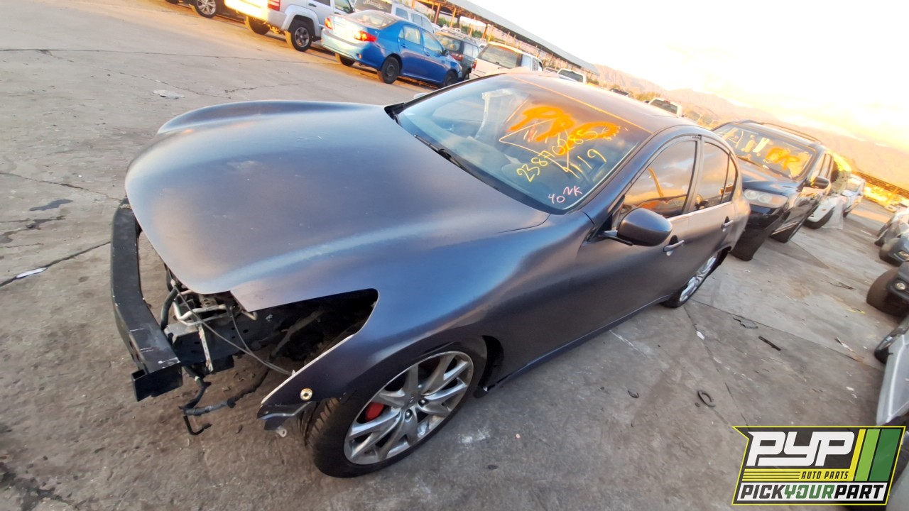 2011 INFINITI G37 partes disponibles