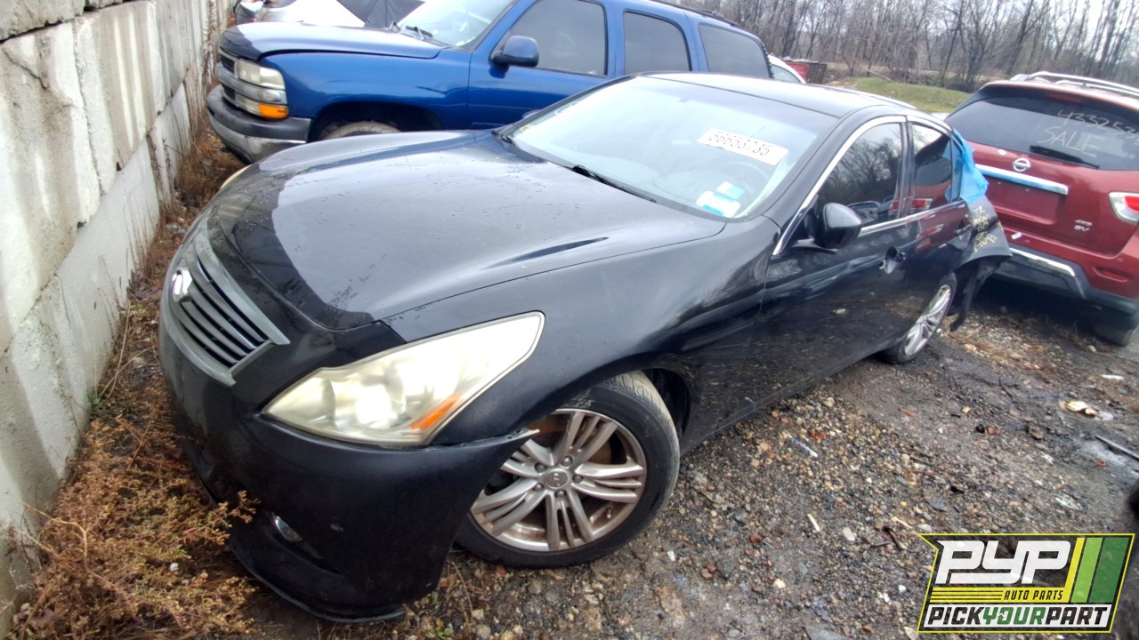 2012 INFINITI G25 partes disponibles