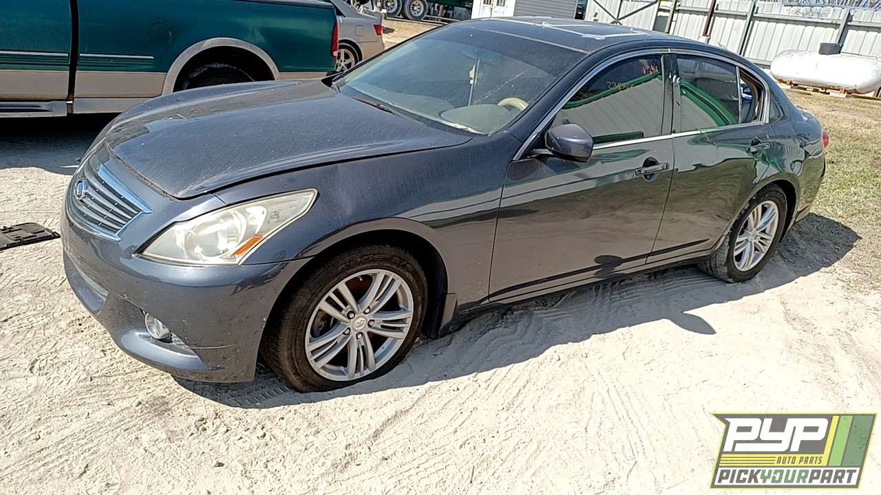 2011 INFINITI G37 partes disponibles