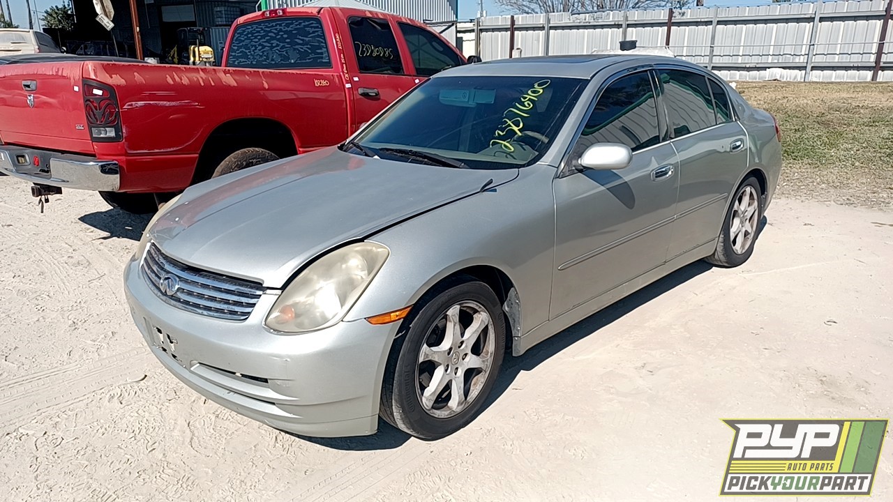 2003 INFINITI G35 available for parts