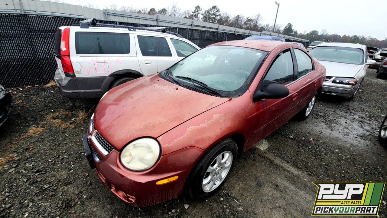 2004 DODGE NEON partes disponibles