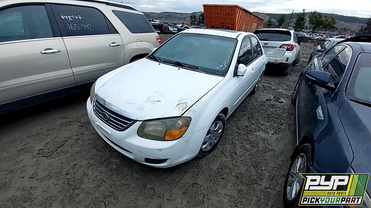 2009 KIA SPECTRA available for parts
