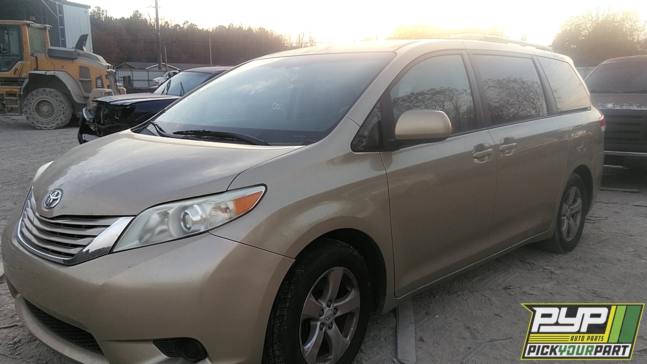 2011 TOYOTA SIENNA available for parts