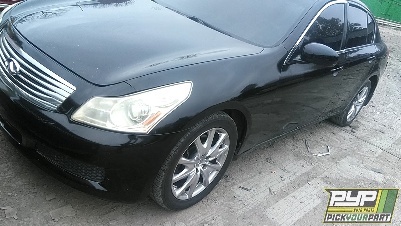 2009 INFINITI G37 partes disponibles