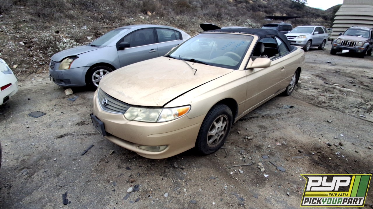 2003 TOYOTA SOLARA partes disponibles
