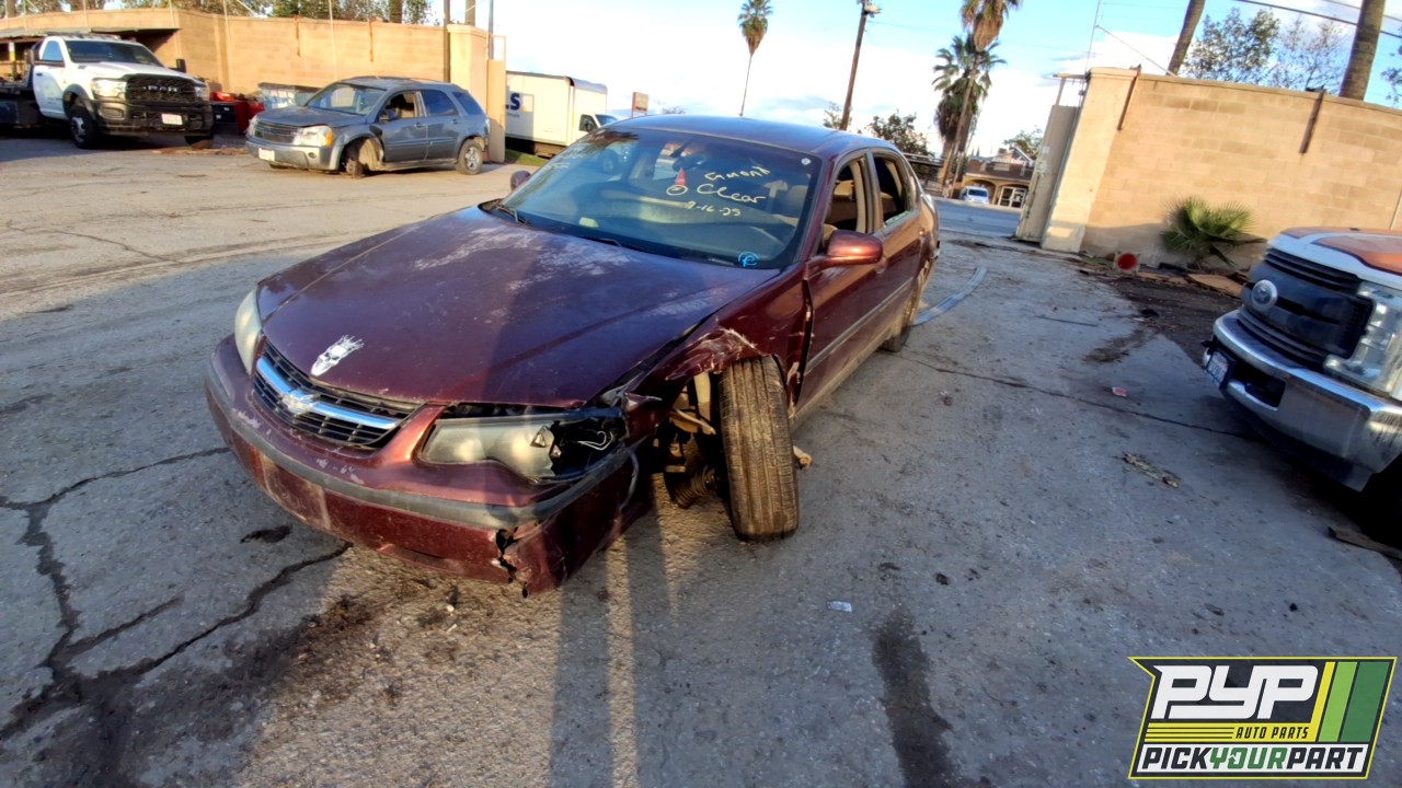 2002 CHEVROLET IMPALA available for parts