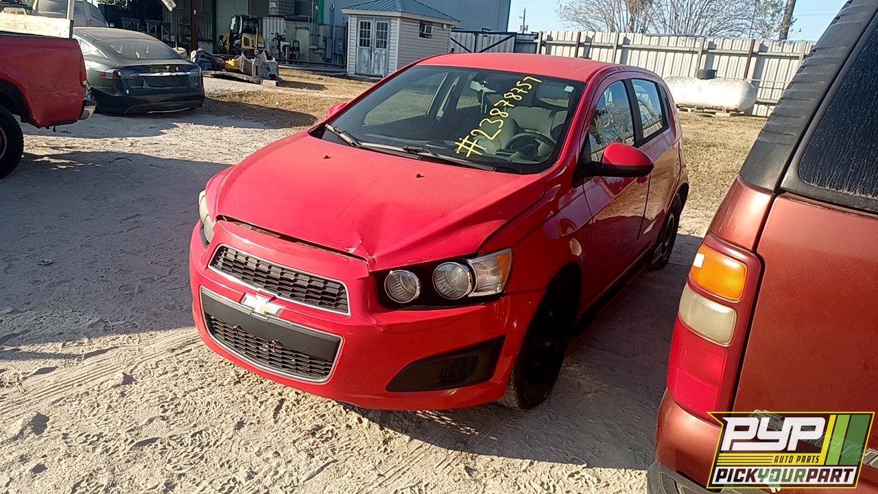 2015 CHEVROLET SONIC available for parts