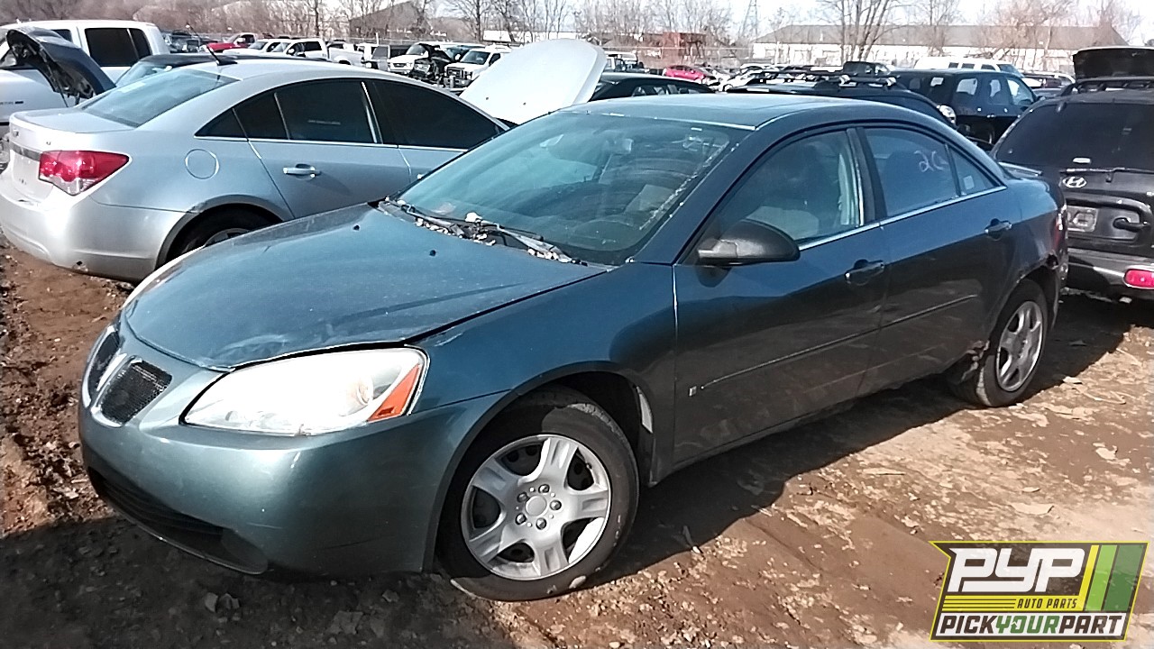 2006 PONTIAC G6 partes disponibles