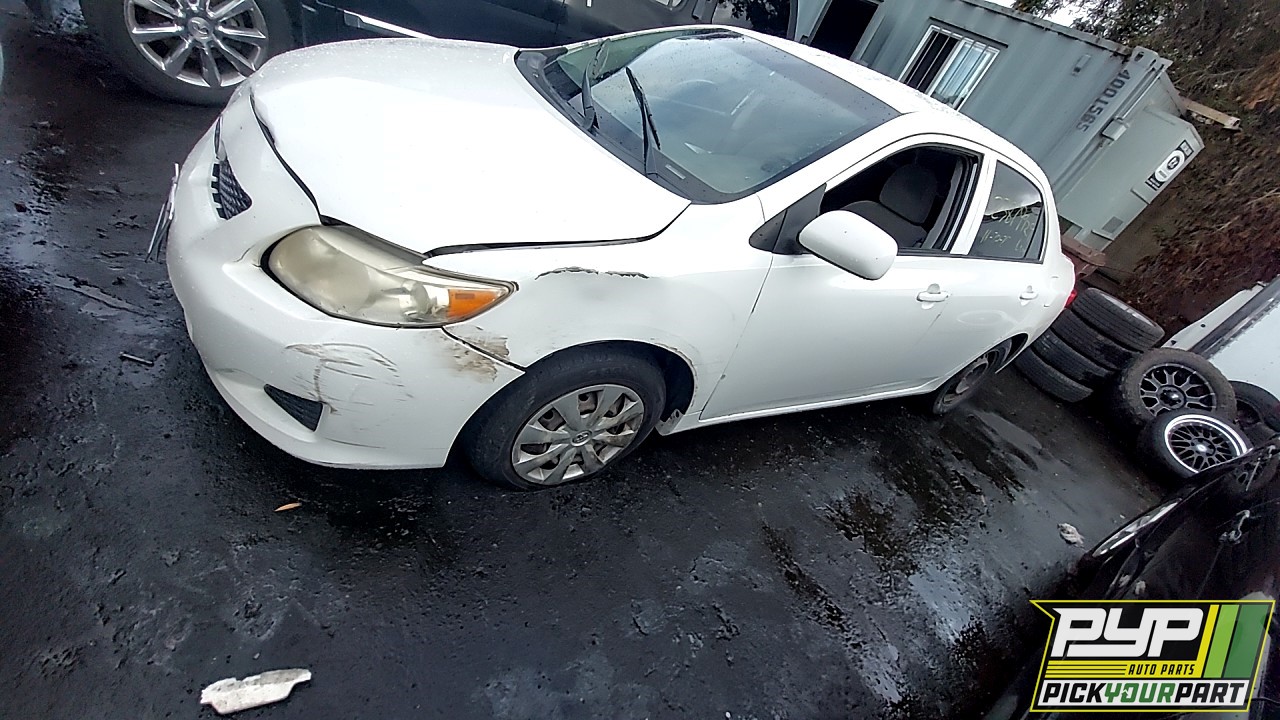 2009 TOYOTA COROLLA partes disponibles