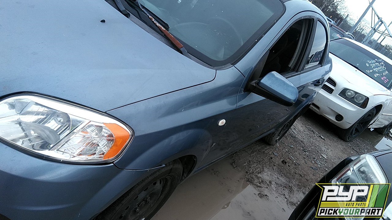 2007 CHEVROLET AVEO partes disponibles