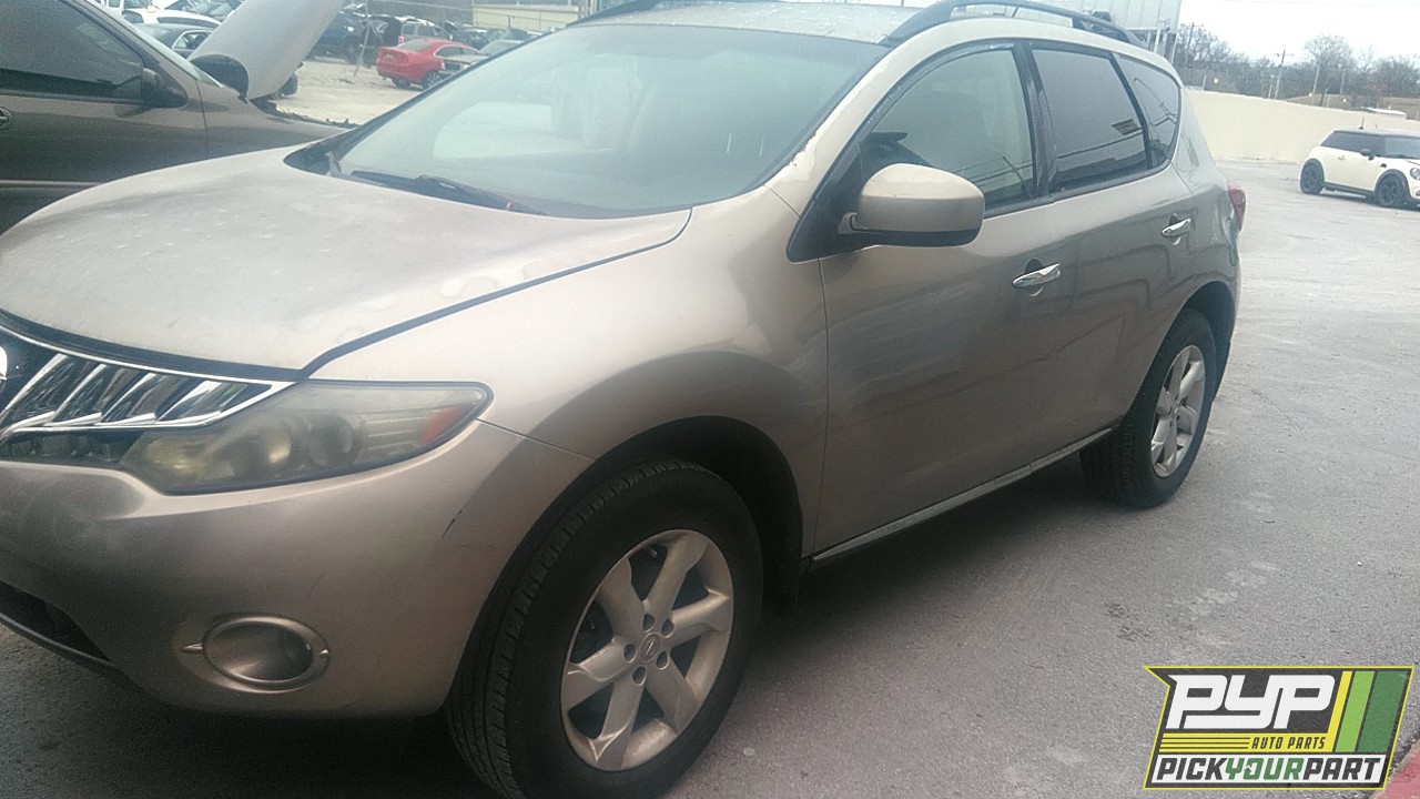 2009 NISSAN MURANO partes disponibles