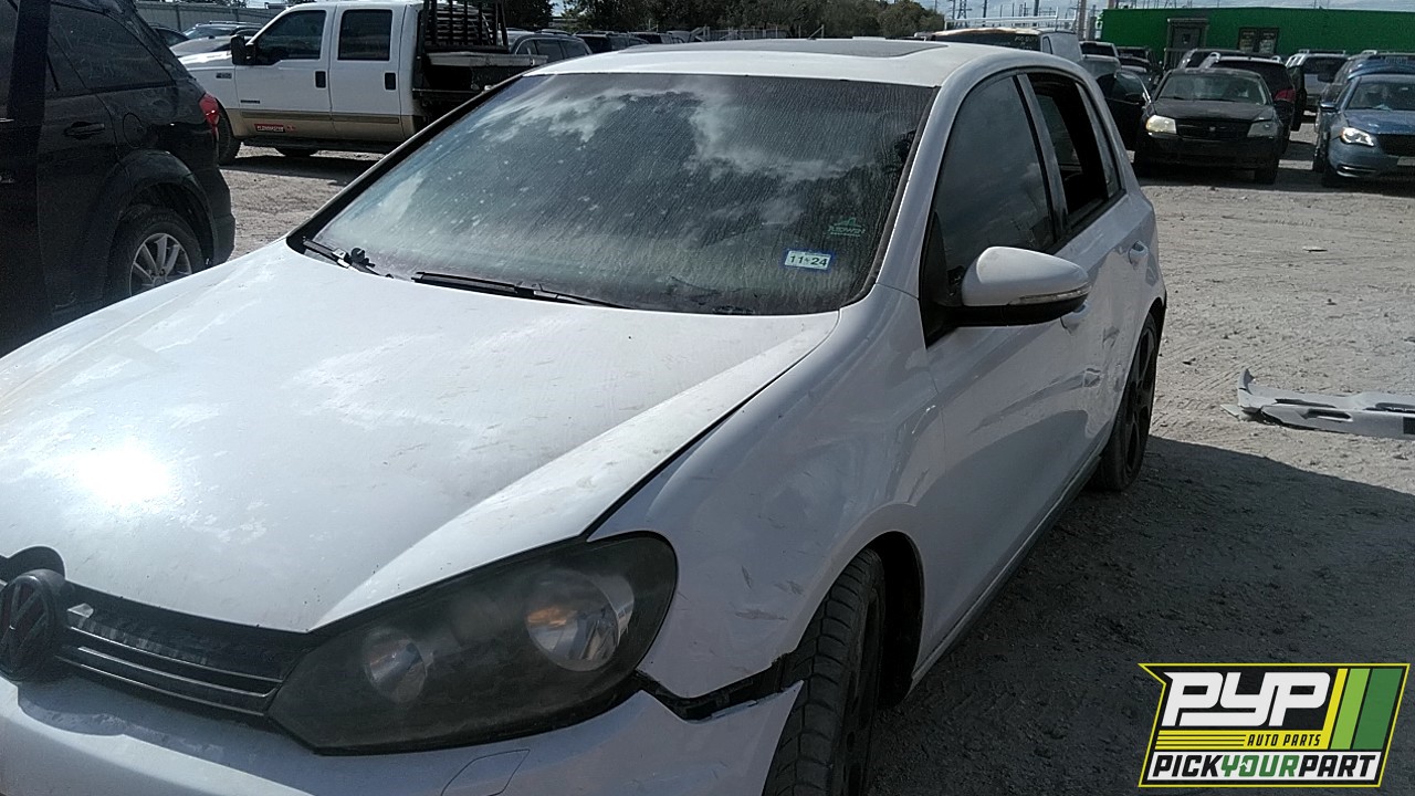 2010 VOLKSWAGEN GTI partes disponibles